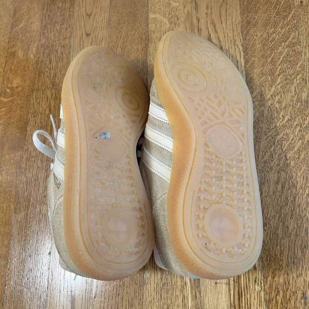 adidas Originals Handball Spezial Beige Gold, Size 5.5 US (MEN) | Women 7